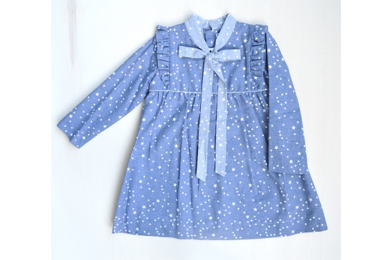 Vestido vaquero multiestrella