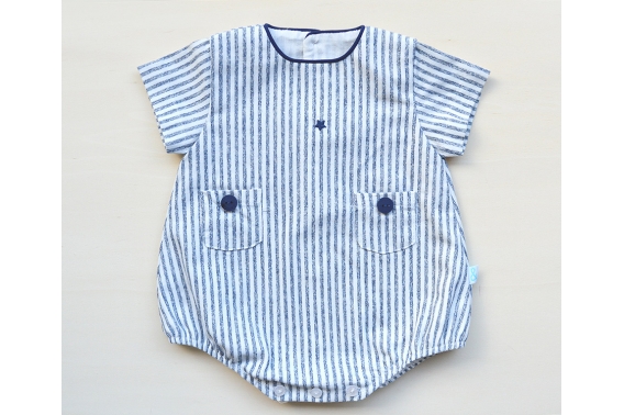 Pelele marinero de rayas