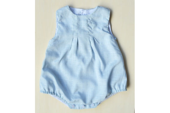 Ranita azul empolvado de lino