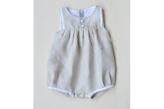 Ranita beige de lino