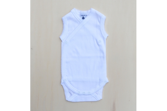 Body blanco cruzado tirante ancho