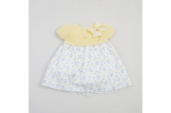 Vestido blue flower.