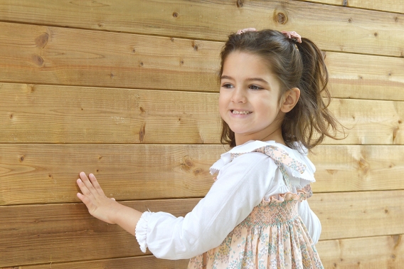 Jesusito Tulipanes smock