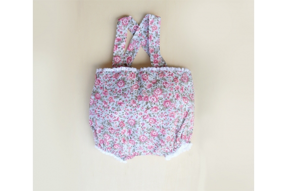 Ranita con tirantes flores