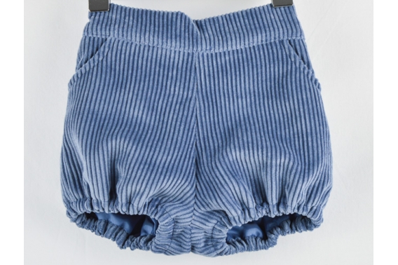 Pololo azul de pana gruesa